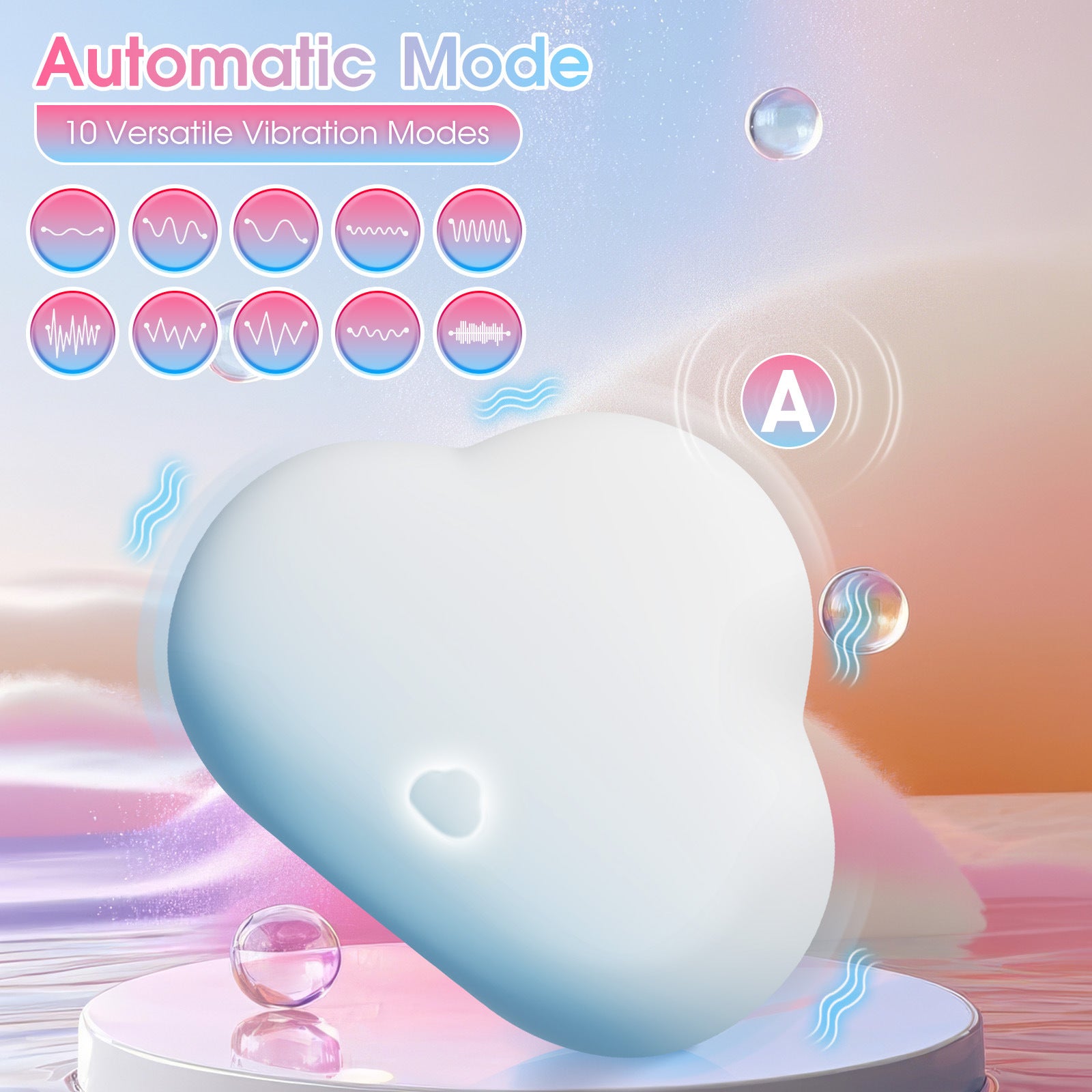 SYLAARA Cloud Air Sonic Intimate Care Massager with body-safe silicone, app-controlled and sleek design visible in the image.