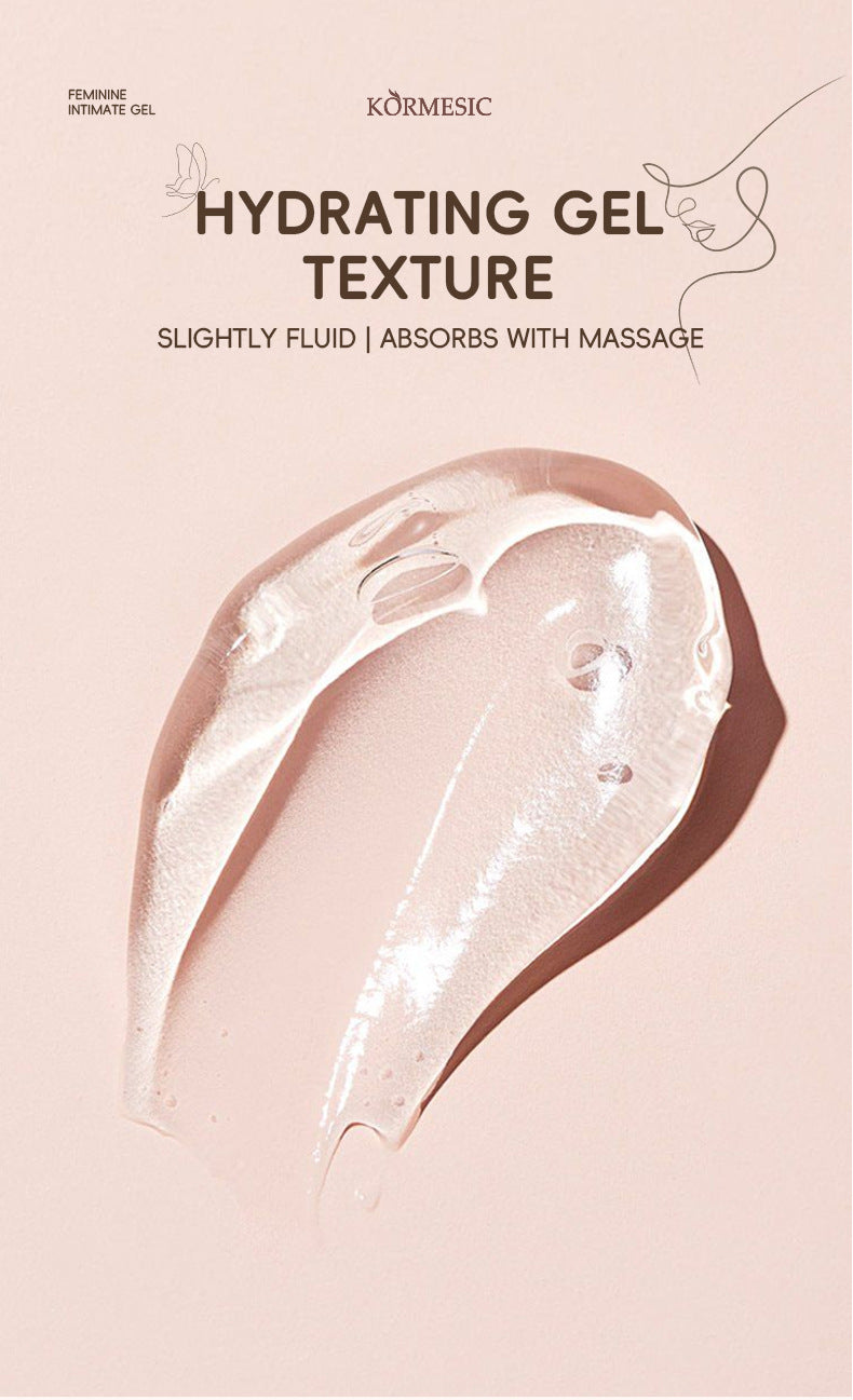 SYLAARA probiotic intimate gel and hydrating feminine care serum shown in a clear bottle with applicator for moisturizing comfort