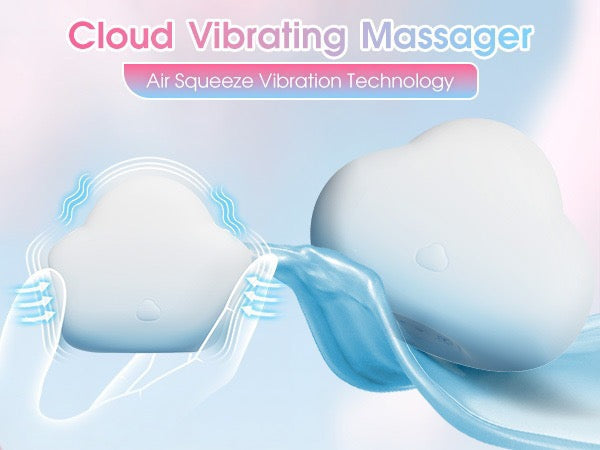 SYLAARA Cloud Air Sonic Intimate Care Massager with app control and body-safe silicone, shown in a sleek, modern design.