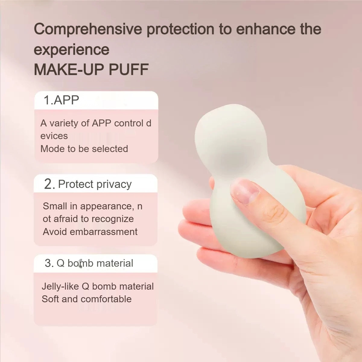 Wireless SYLAARA mini snowman shape vibration personal care massager, portable and compact for relaxing massage.
